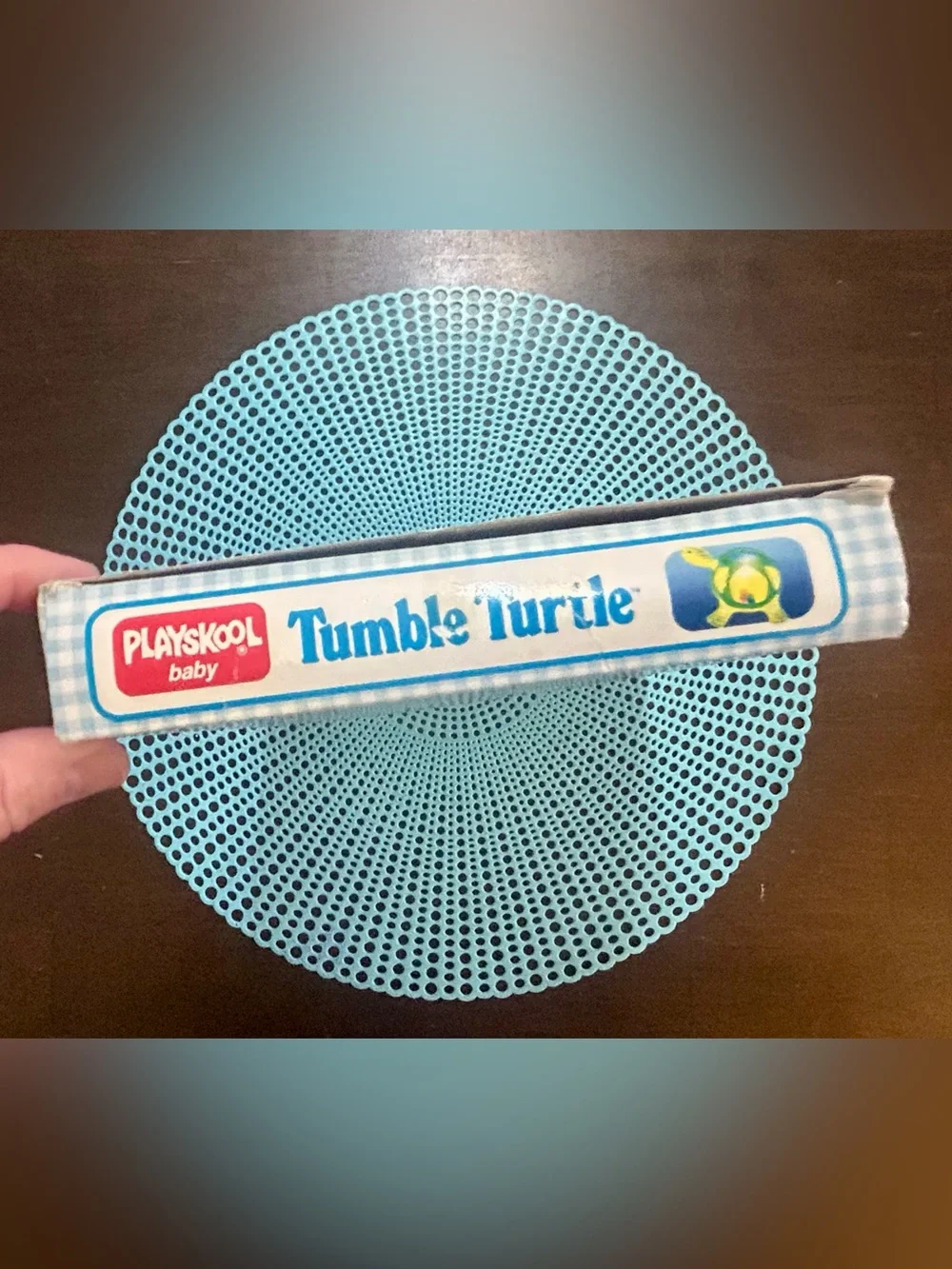 Vintage Playskool Baby Tumble Turtle Inflatable 1986 6mo-4yrs